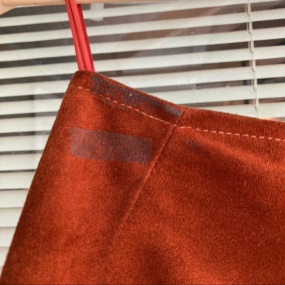 1970s Fringe Leather Skirt 🤎 - Picture 4 of 6